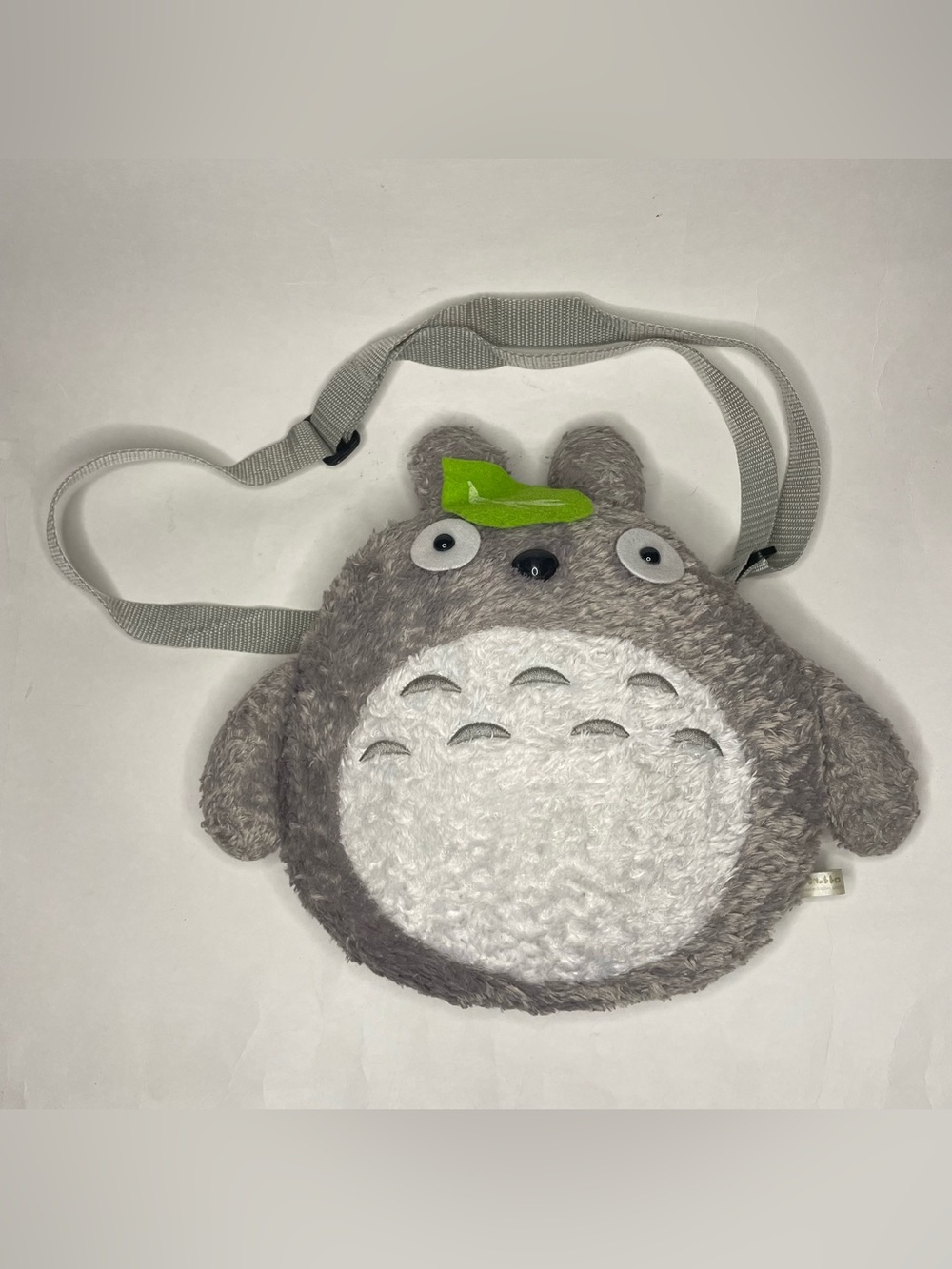 Rare My Neighbor Totoro Plush Bag Fuzzy Studio Ghibli Sun Arrow Kawaii 10x12x3"